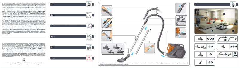 Imagen de la primera página del manual del dispositivo Compact Power Cyclonic TW3751