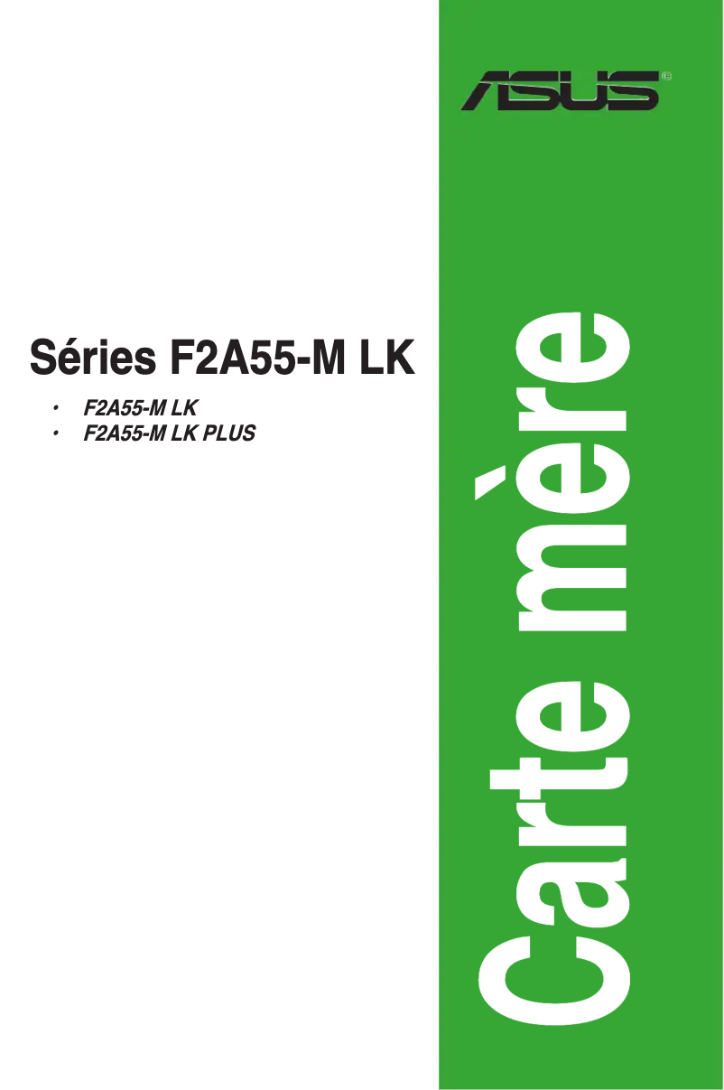 Página 1 del manual Manual de usuario Asus F2A55-M LK PLUS