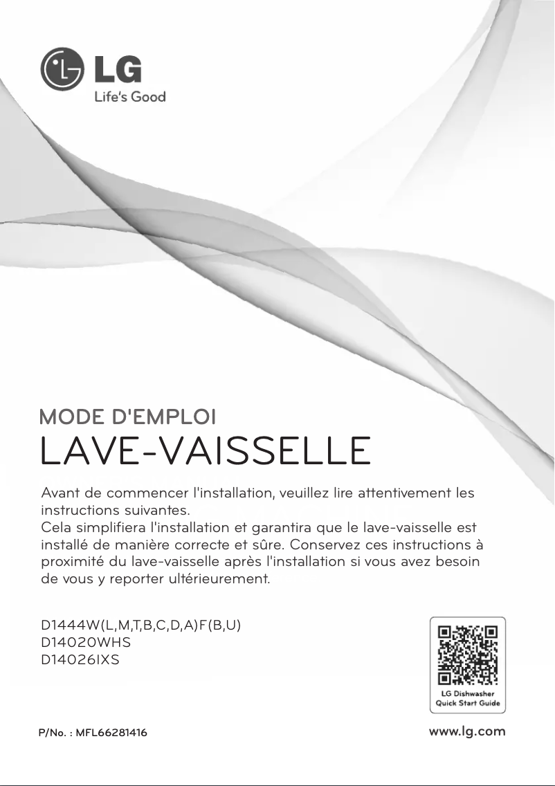 Imagen de la primera página del manual del dispositivo D14026IXS