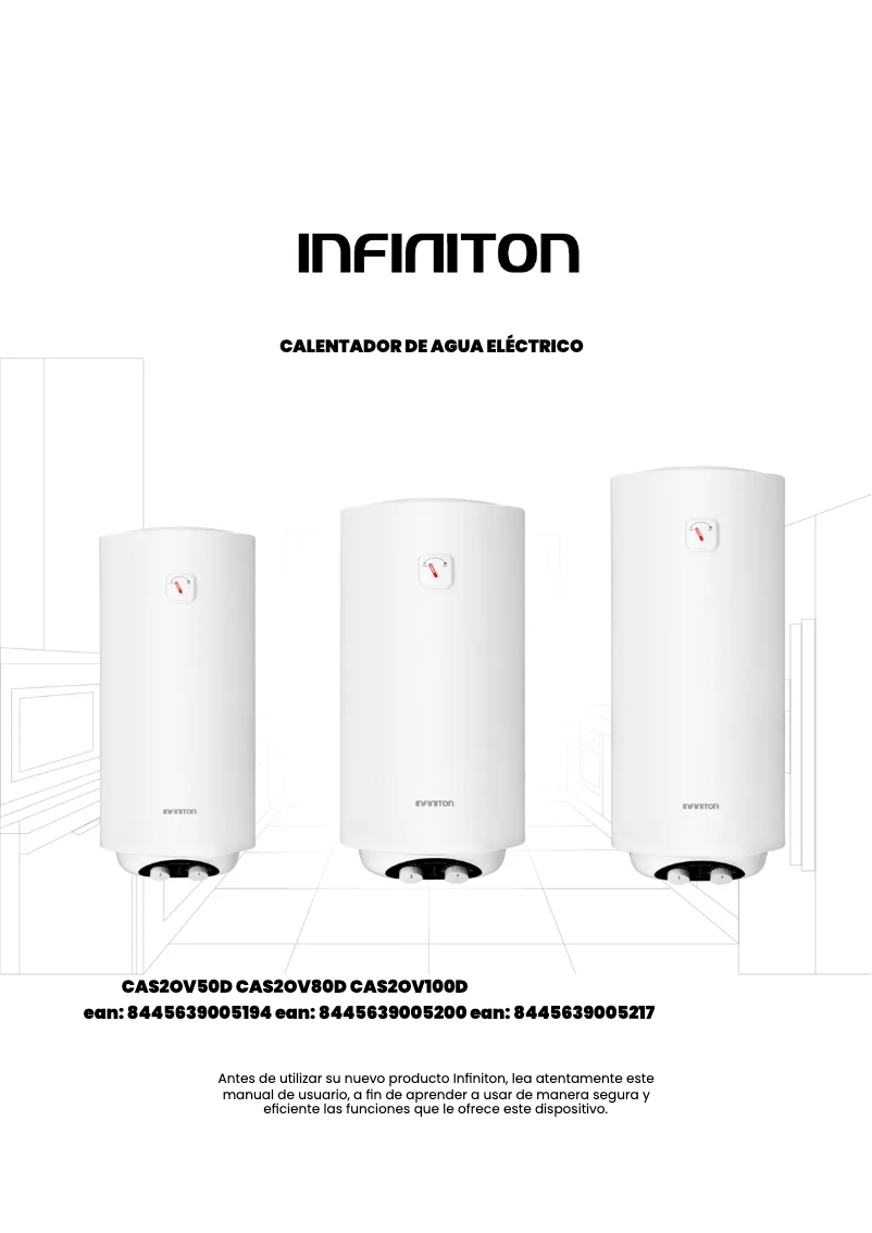 Imagen de la primera página del manual del dispositivo CAS2OV50D