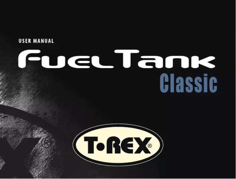 Página 1 del manual Manual de usuario T-Rex Fuel Tank Classic