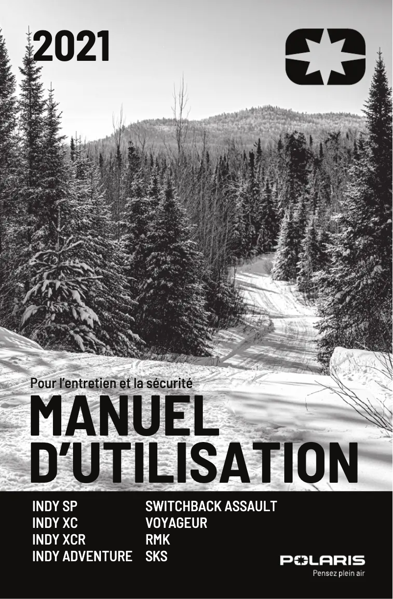 Imagen de la primera página del manual del dispositivo 850 Indy XC 137 (2021)