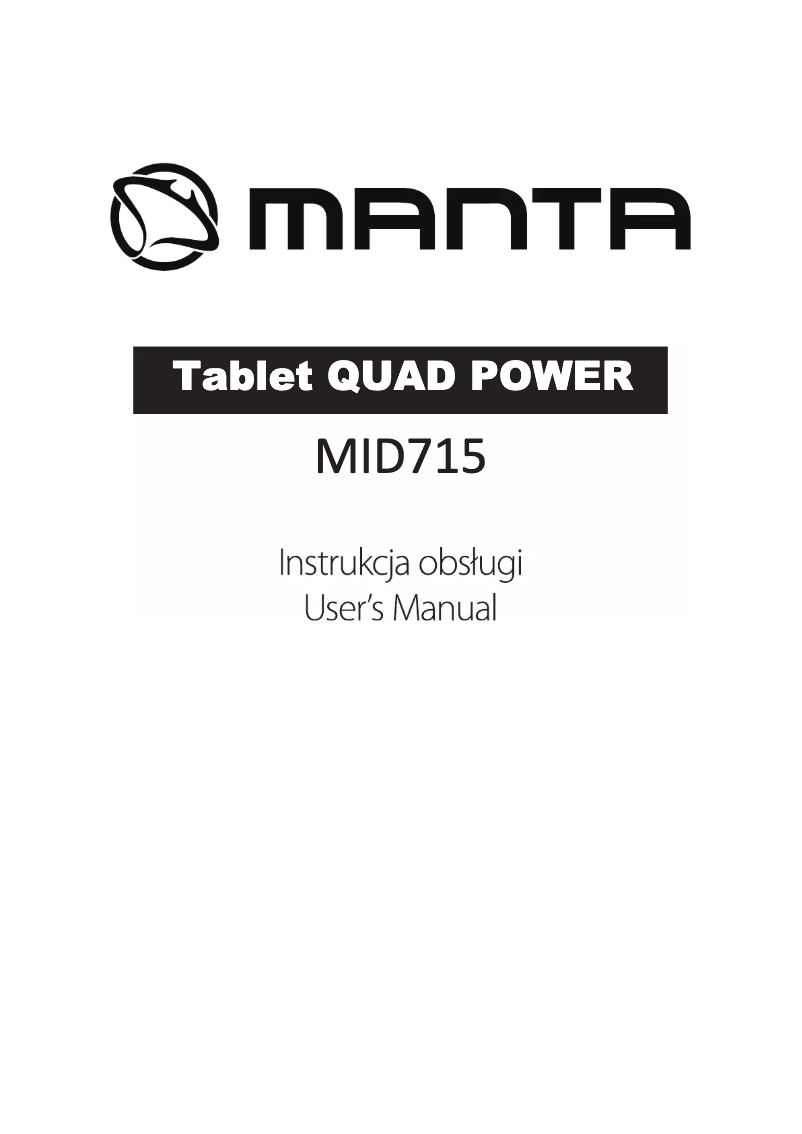 Imagen de la primera página del manual del dispositivo Duo Power MID715