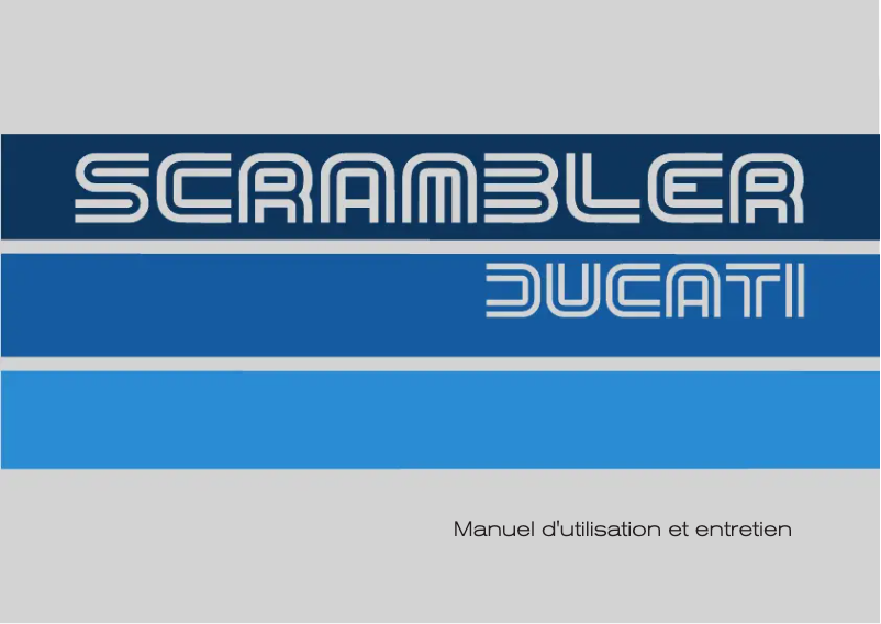 Página 1 del manual Manual de usuario Ducati Cafè Racer (2019)