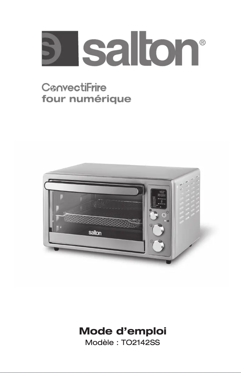 Página 1 del manual Manual de usuario Salton TO2142SS