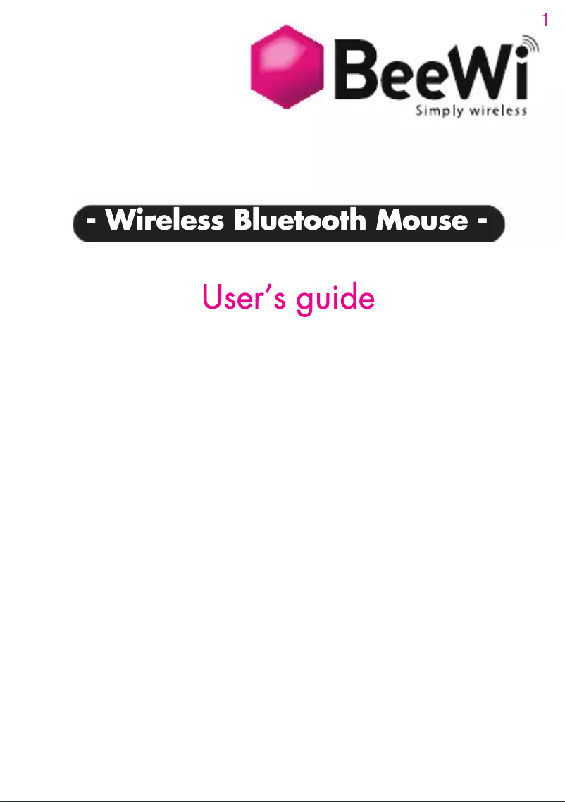 Página nº 1 - Manual de usuario BeeWi BBM200