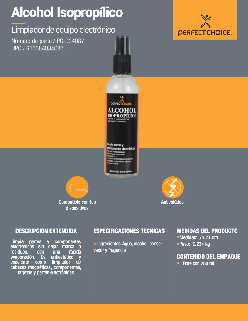 Página nº 1 - Manual de usuario Perfect Choice PC-034087