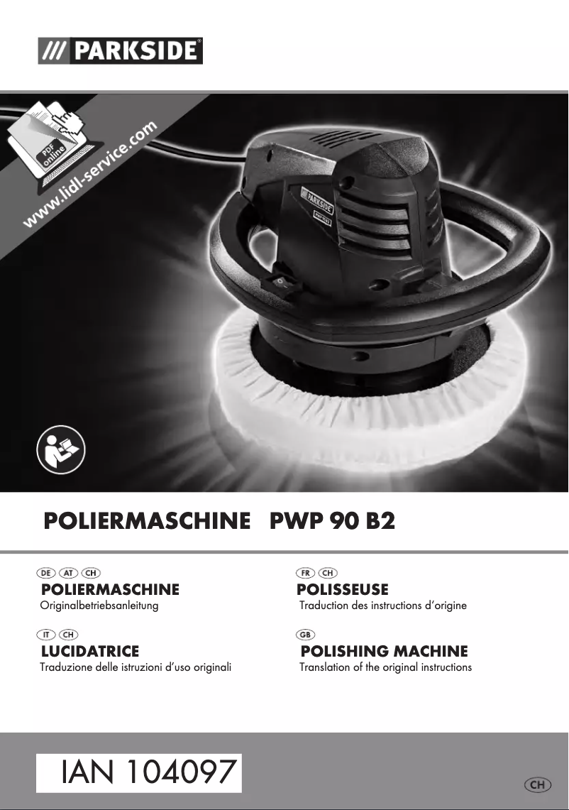 Página nº 1 - Manual de usuario Parkside PWP 90 B2