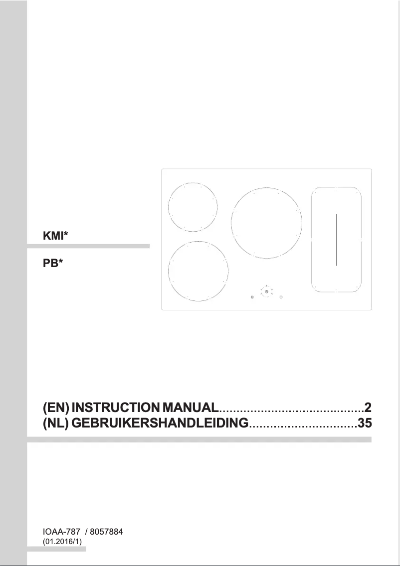 Imagen de la primera página del manual del dispositivo KMI 13313 F