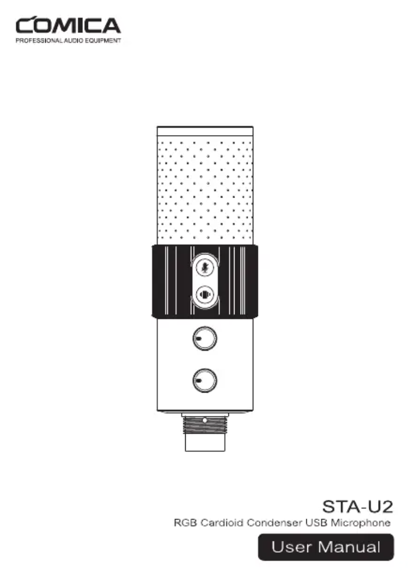 Página 1 del manual Manual de usuario Comica STA-U2D
