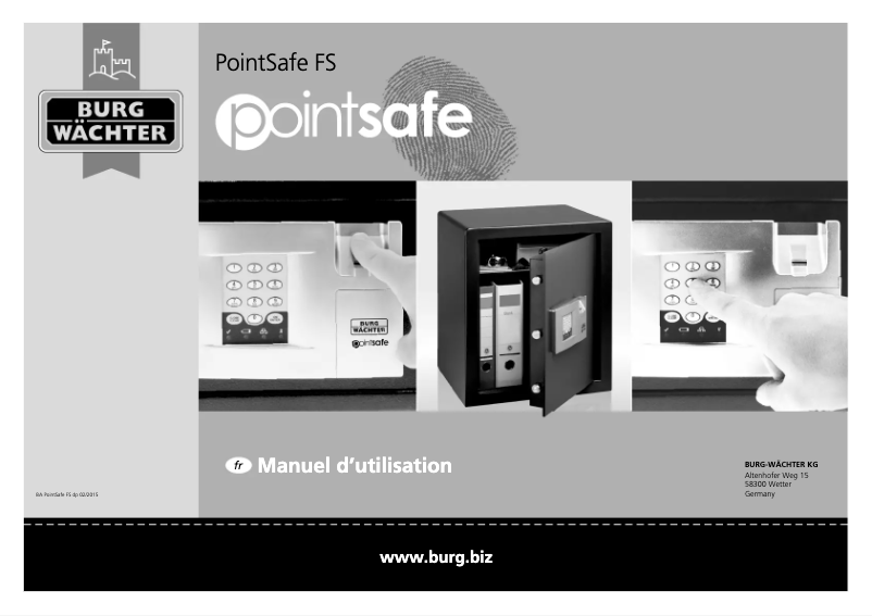 Imagen de la primera página del manual del dispositivo PointSafe 4 E