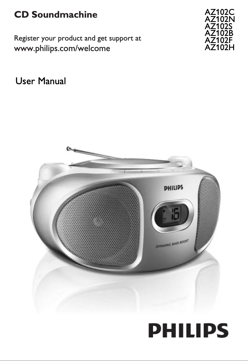 Imagen de la primera página del manual del dispositivo AZ102B