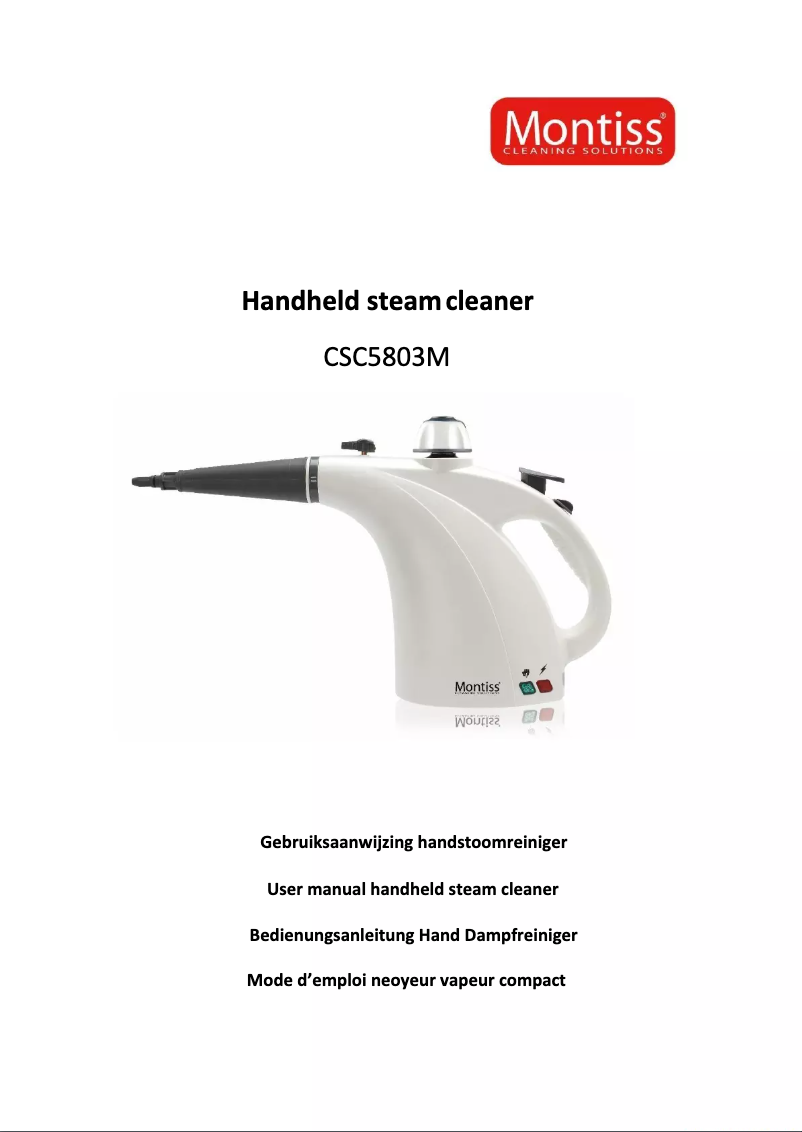 Imagen de la primera página del manual del dispositivo CSC5803M