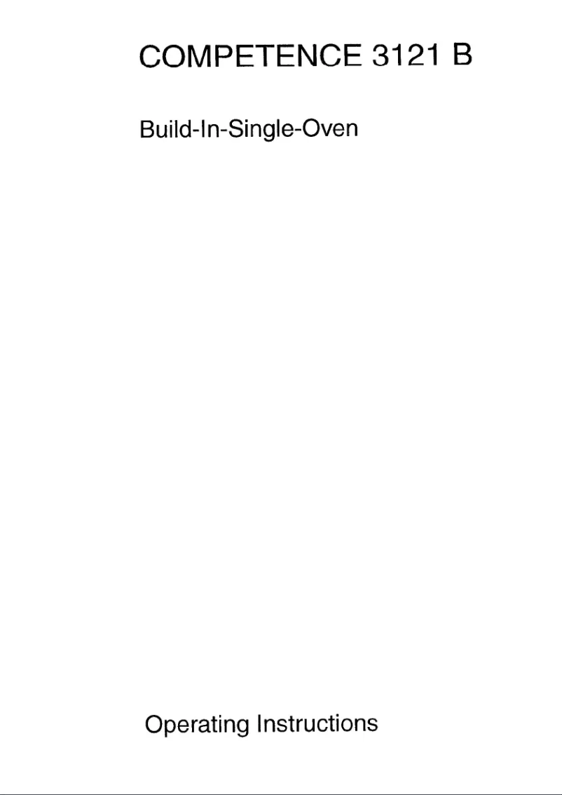 Imagen de la primera página del manual del dispositivo Competence 3121 B ew