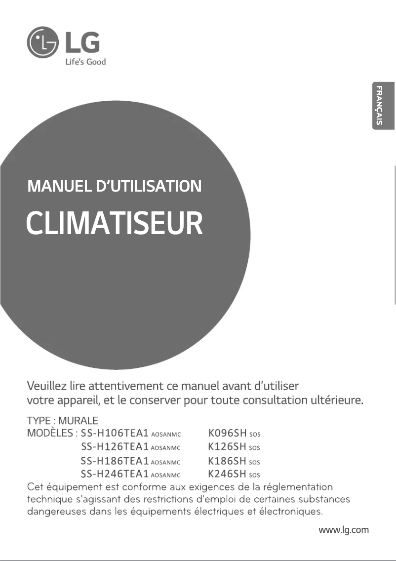 Imagen de la primera página del manual del dispositivo K126SH