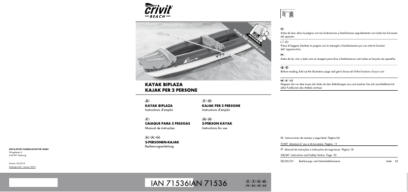 Imagen de la primera página del manual del dispositivo IAN 071536