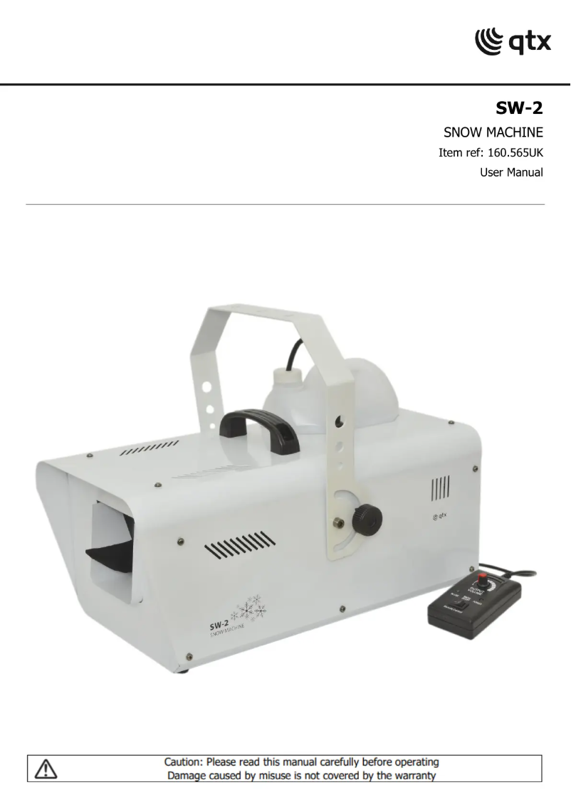 Imagen de la primera página del manual del dispositivo SW-2