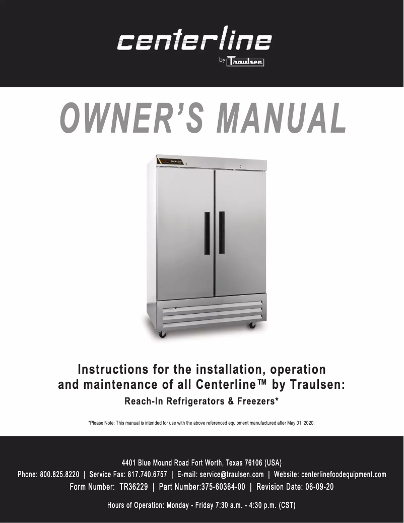 Imagen de la primera página del manual del dispositivo CLBM49R-HS-LR