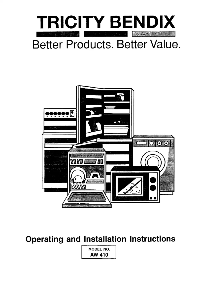 Imagen de la primera página del manual del dispositivo AW 410