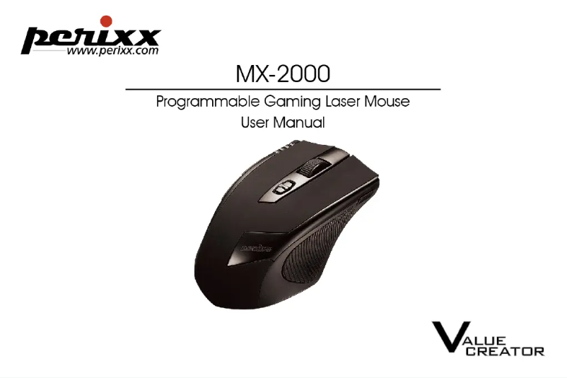 Imagen de la primera página del manual del dispositivo MX-2000