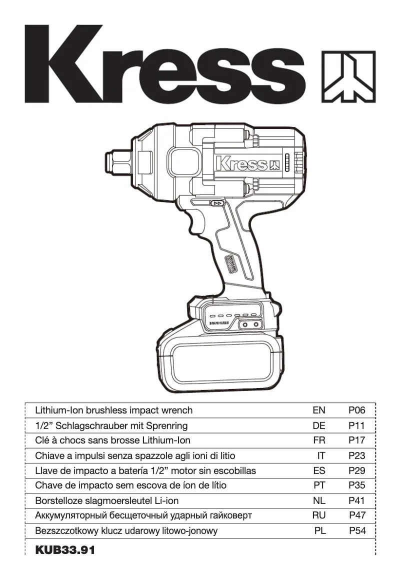 Página nº 1 - Manual de usuario Kress KUB33.91