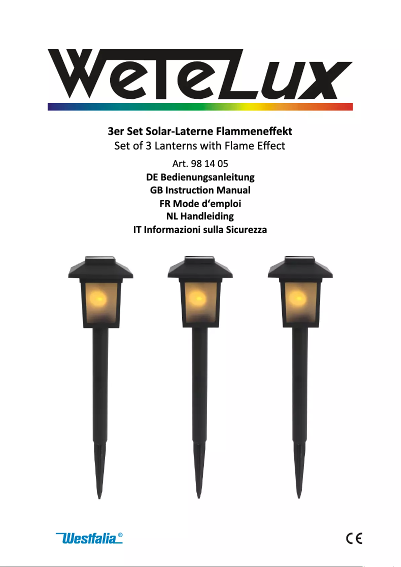 Imagen de la primera página del manual del dispositivo 981405