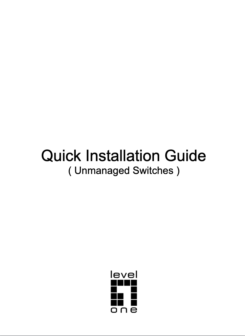 Página 1 del manual Ficha técnica LevelOne FEU-0812