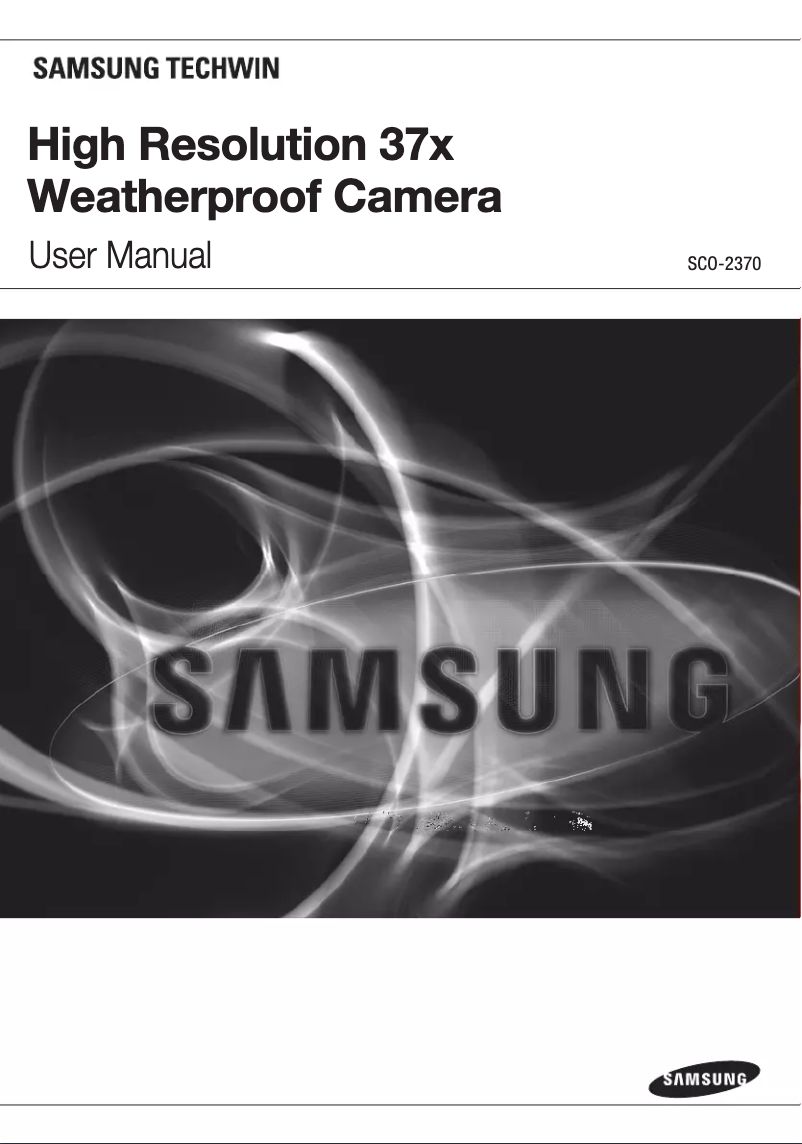 Imagen de la primera página del manual del dispositivo SCO-2370