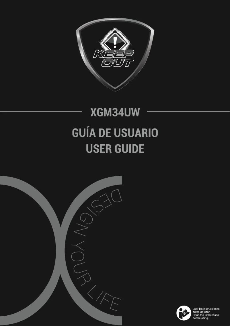 Imagen de la primera página del manual del dispositivo XGM34UW