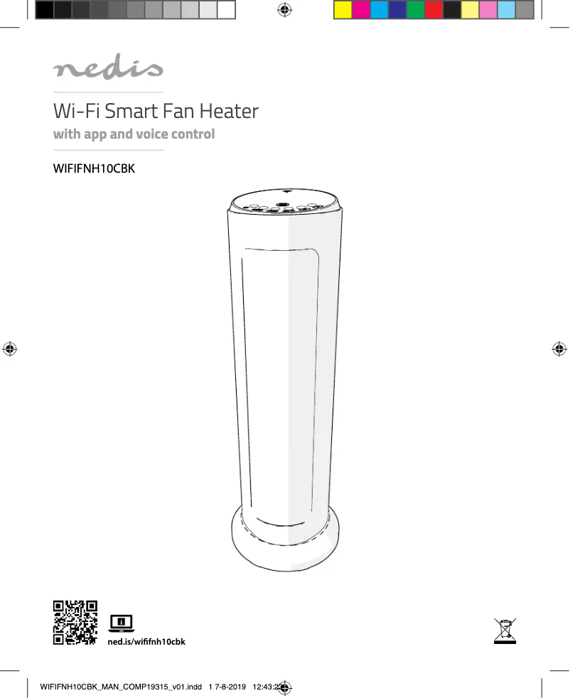 Imagen de la primera página del manual del dispositivo WIFIFNH10CBK