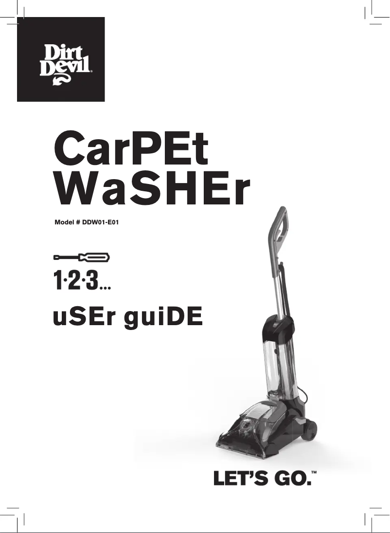 Página 1 del manual Manual de usuario Dirt Devil DDW01-E01