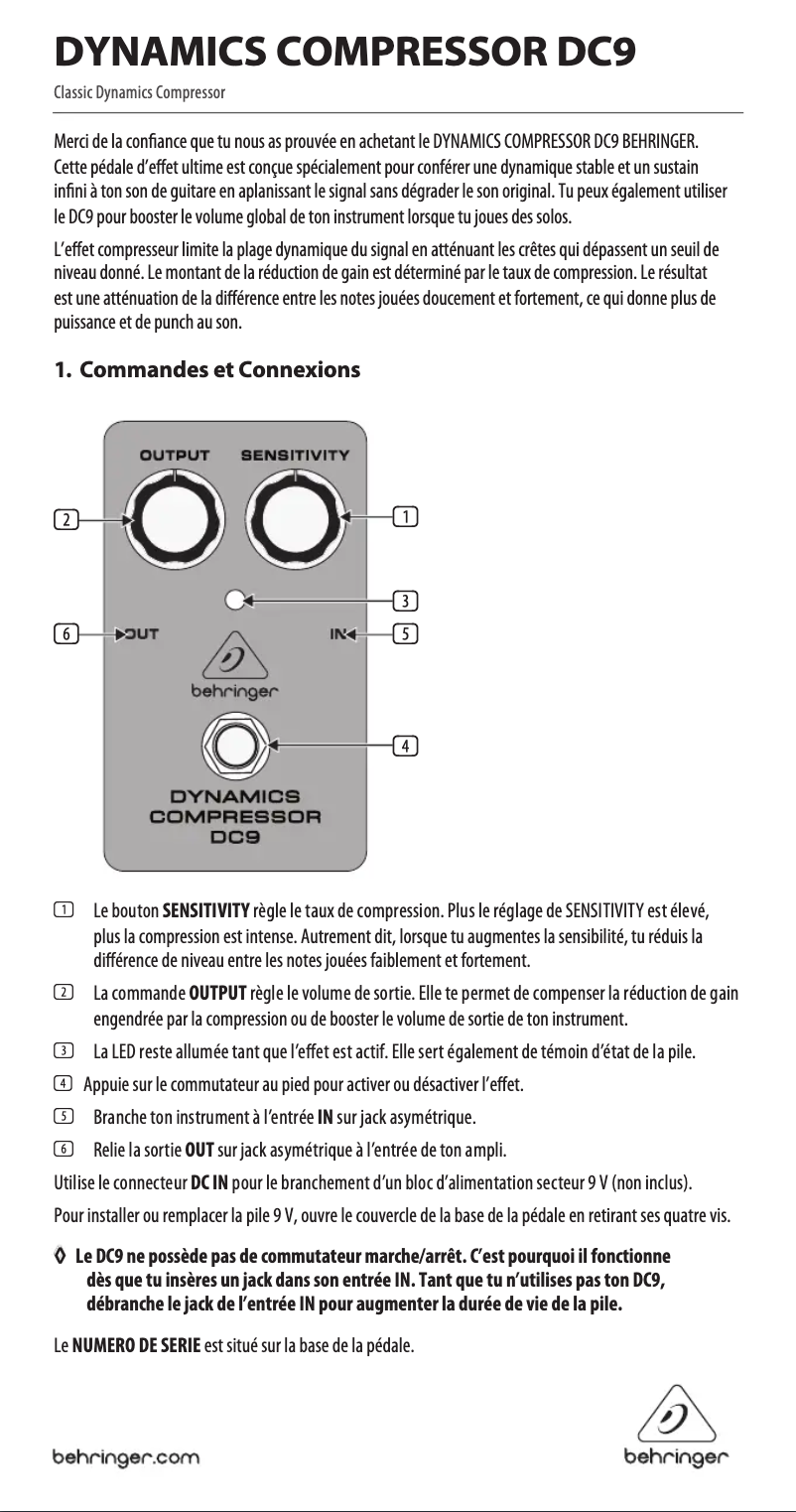 Imagen de la primera página del manual del dispositivo DC9