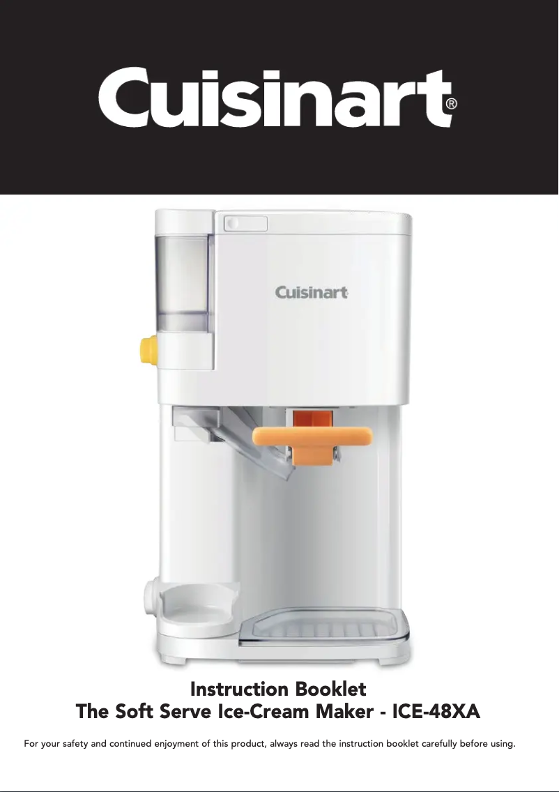 Página 1 del manual Manual de usuario Cuisinart ICE-48XA