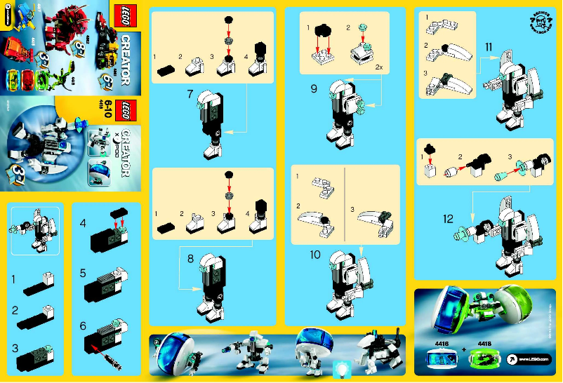 Imagen de la primera página del manual del dispositivo Robo Pod