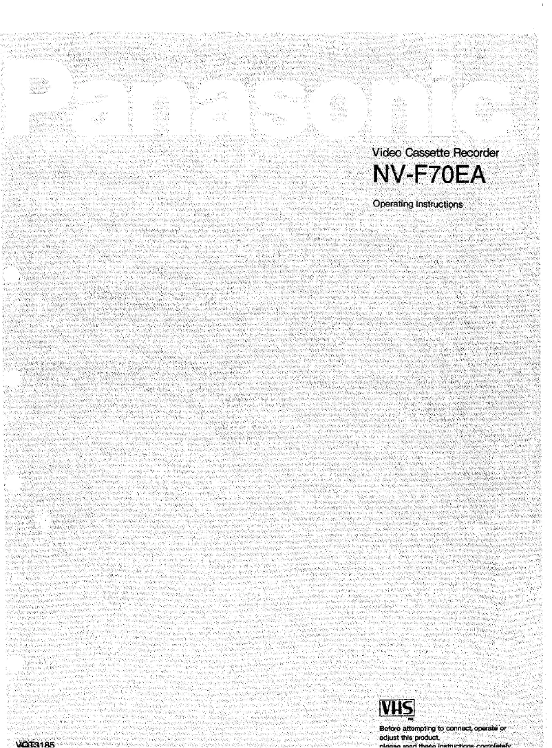 Página 1 del manual Manual de usuario Panasonic NV-F70