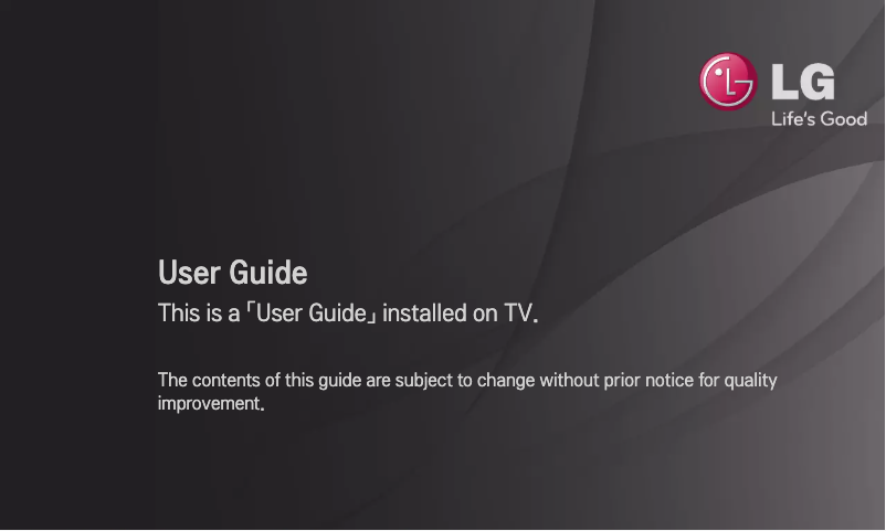 Página nº 1 - Manual de usuario LG 42LM620Y