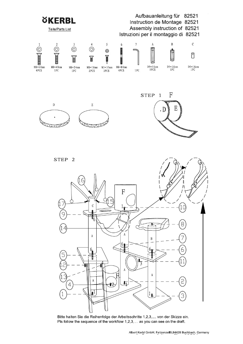 Página 1 del manual Manual de usuario Kerbl Creativ 82521