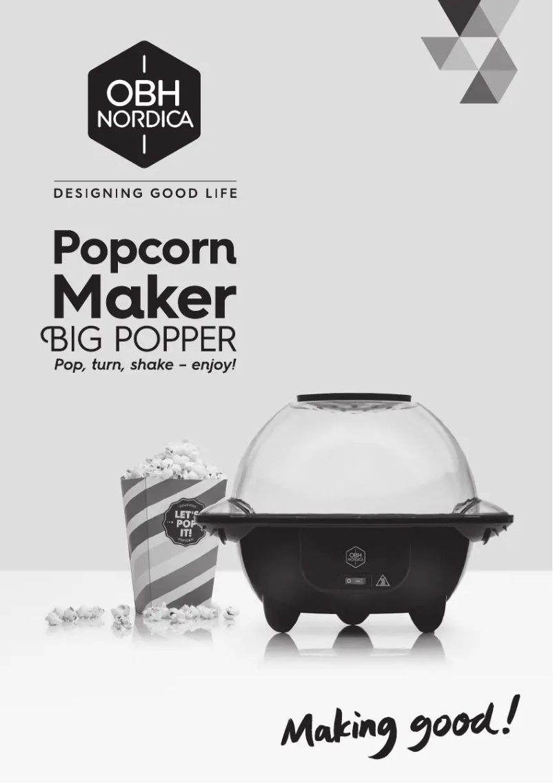 Imagen de la primera página del manual del dispositivo Big Popper 6398