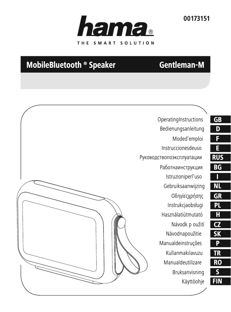 Página nº 1 - Manual de usuario Hama Gentleman-M