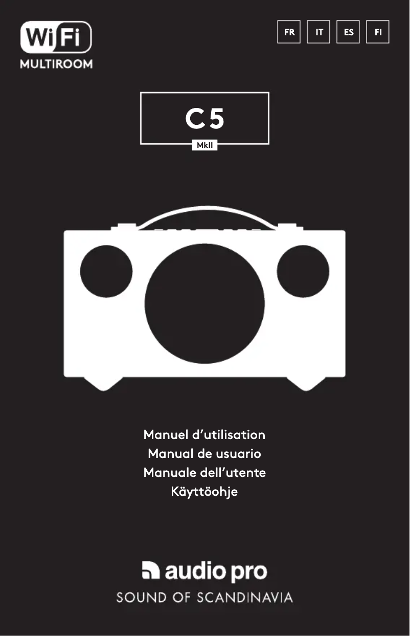 Página 1 del manual Manual de usuario Audio Pro C5 MKII