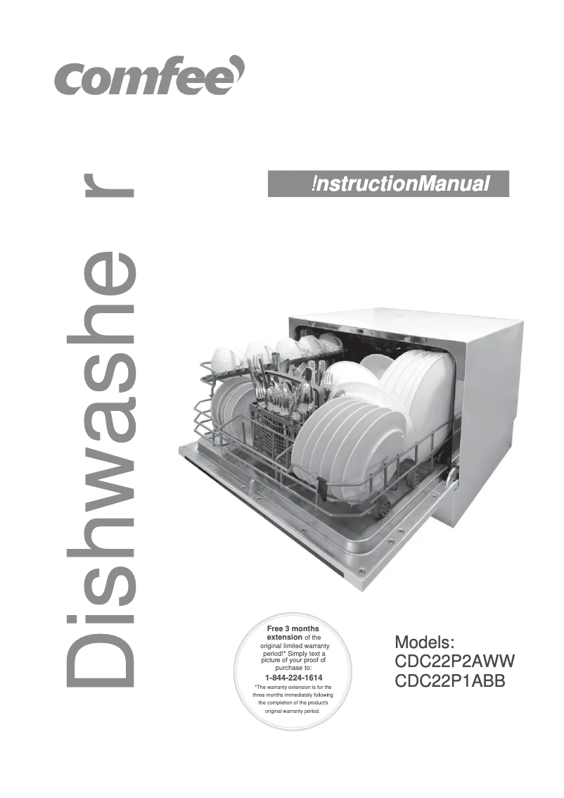 Página 1 del manual Manual de usuario Comfee CDC22P1BWB