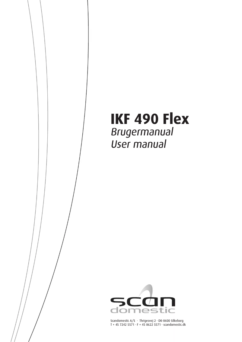 Página 1 del manual Manual de usuario Scandomestic IKF 490 Flex