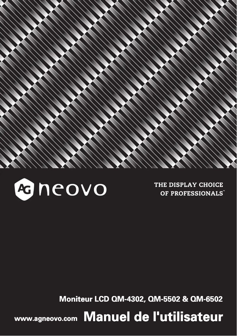 Imagen de la primera página del manual del dispositivo QM-4302