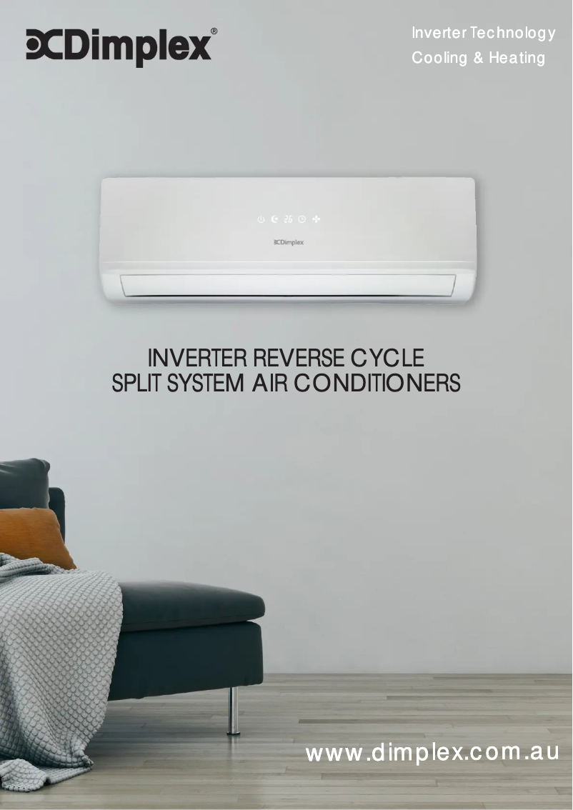 Página 1 del manual Ficha técnica Dimplex DCSS09