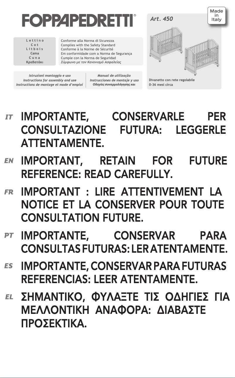 Imagen de la primera página del manual del dispositivo Lovely