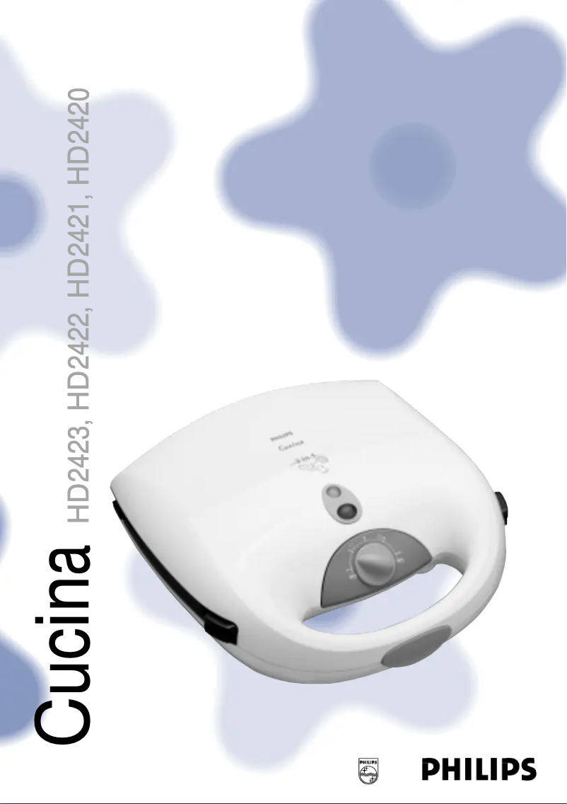 Página 1 del manual Manual de usuario Philips Cucina HD2420
