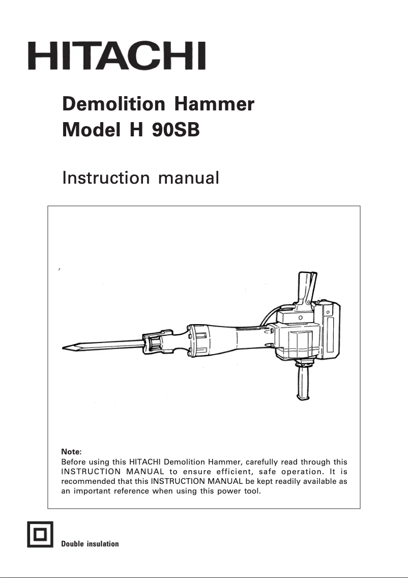 Imagen de la primera página del manual del dispositivo H 90SB
