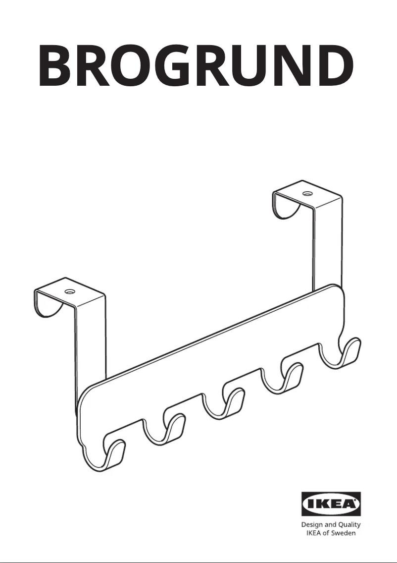 Página 1 del manual Manual de usuario Ikea BROGRUND 903.285.45