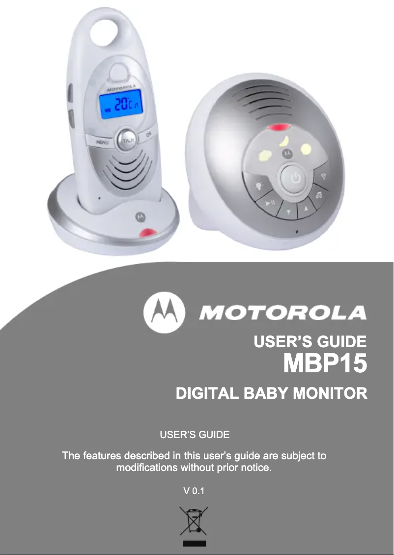 Imagen de la primera página del manual del dispositivo MBP15