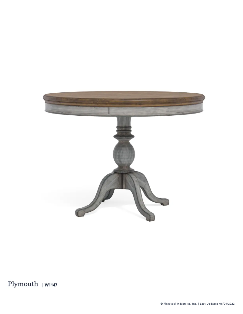 Página 1 del manual Folleto Flexsteel Plymouth W1147-836